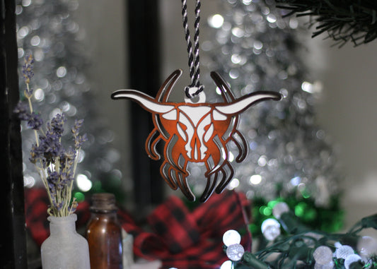 Beams Maverick Bull Christmas Tree Ornament