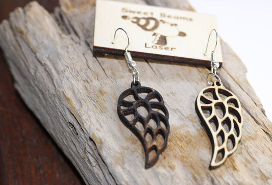 Sweet Beam Bird Wing Earrings