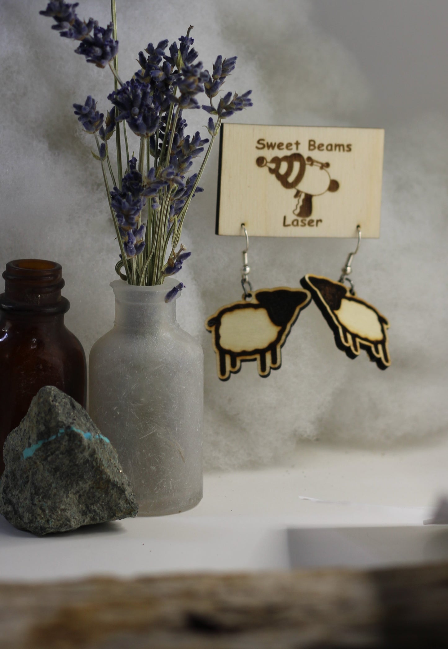 Sweet Beams Counting Sheep Earrings