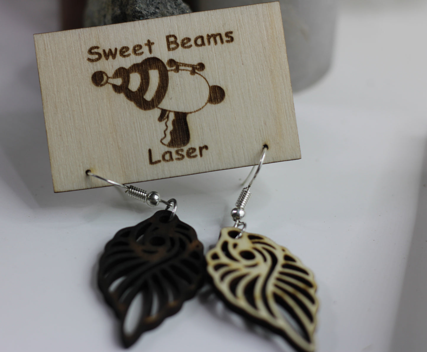 Sweet Swirlie Beam Earrings