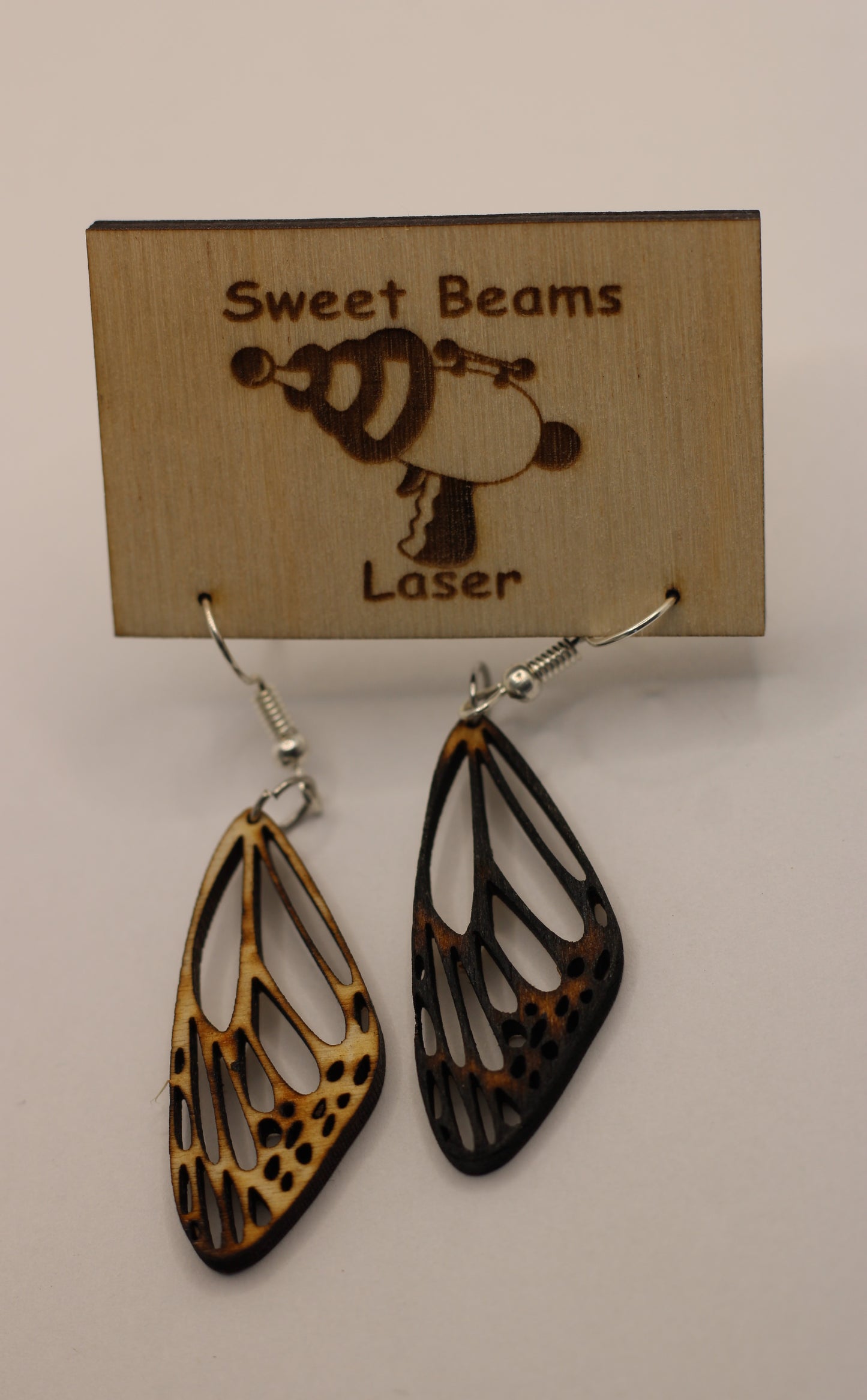 Sweet Butterfly Beams Wings Earrings