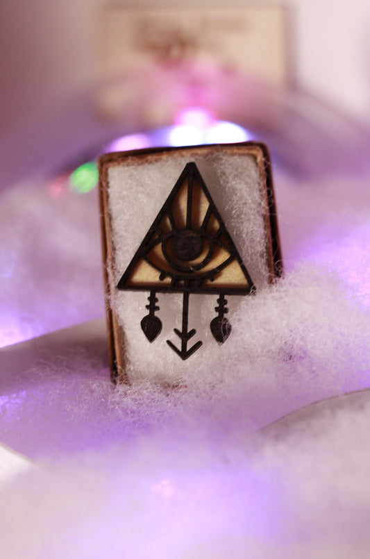 Sweet Beams Illuminati Vision Hat Pin