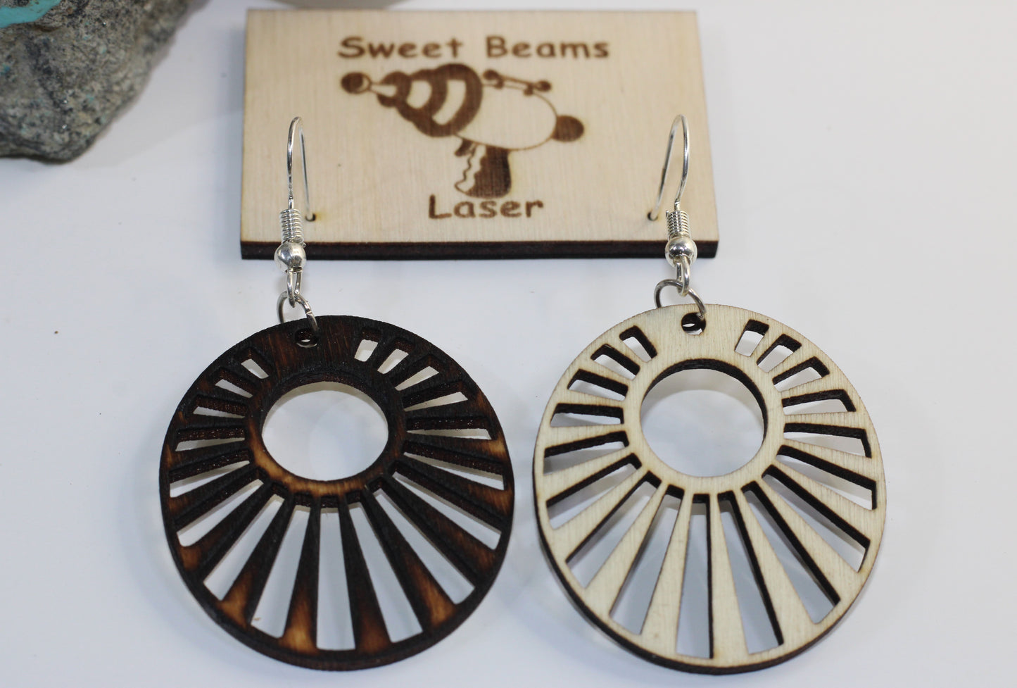 Sweet Sun Beams in Circles Earrings